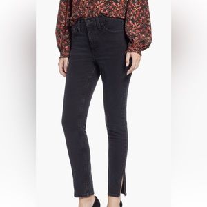 Something Navy Black Split Hem Skinny Jeans Womens 8 29